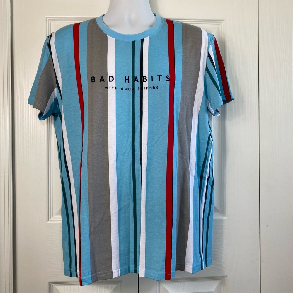 Rue 21 men's striped t-shirt size large